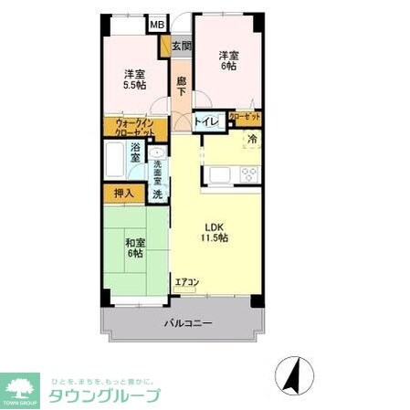 ブリリアントの物件間取画像